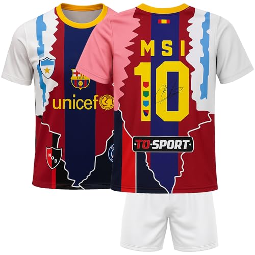 IHIMI LMS10 Trikot Set für Kinder – Special Edition Fan Trikot mit Shorts – Alle Vereine Design – Atmungsaktiv & Bequem – Fußball Set 152 von IHIMI