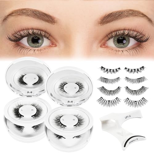 IHONYI Magnetic Eyelashes, Reusable Magnetic Eyelashes with Applicator, Magnetic Lashes without Eyeliner Natural Look, No Glue Remover Needed Magnetic Lash Kit Easy to Wear and Remove IHONYI Magnetic Eyelashes, Reusable Magnetic Eyelashes with Applicator, Magnetic Lashes without Eyeliner Natural Look, No Glue Remover Needed Magnetic Lash Kit Easy to Wear and Remove von IHONYI