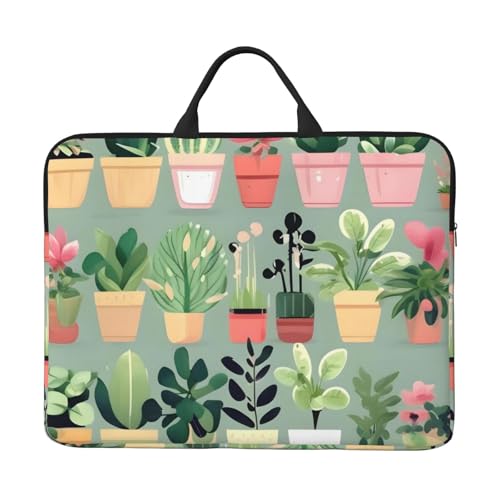 IHVBRHHM Bonsai Plant 14-Zoll-Laptop-Tasche mit stoßfestem Futter und tragbarem Design, geeignet für den geschäftlichen und täglichen Gebrauch. von IHVBRHHM