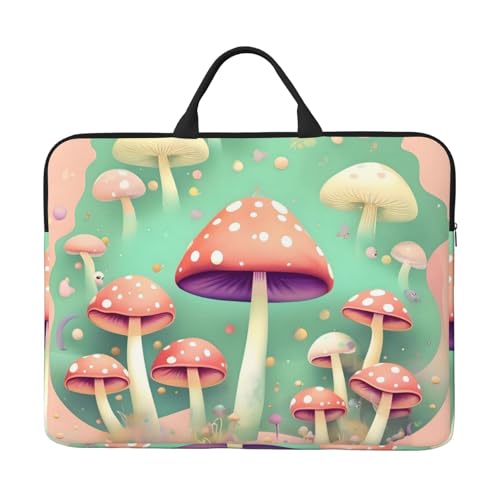 IHVBRHHM Dream Mushroom Laptoptasche mit stoßfestem Futter und tragbarem Design, geeignet für Business und den täglichen Gebrauch. von IHVBRHHM