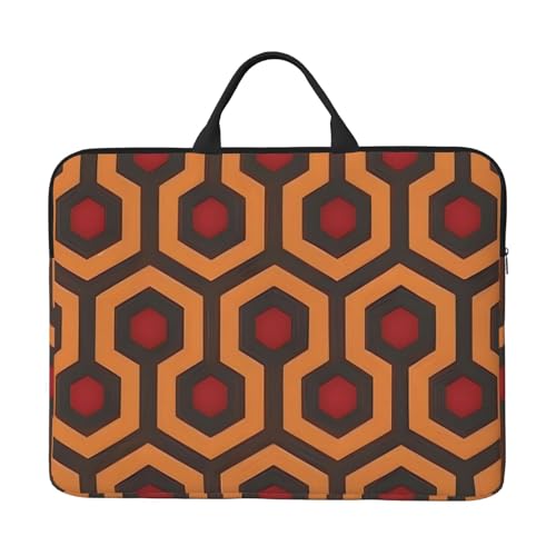 IHVBRHHM Shining Overlook 14-Zoll-Laptop-Tasche mit stoßfestem Futter und tragbarem Design, geeignet für Business und Alltag. von IHVBRHHM