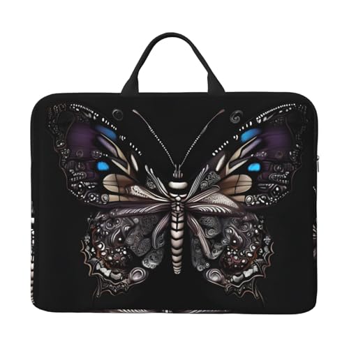 Science Butterfly Laptoptasche mit stoßfestem Futter und tragbarem Design, geeignet für Business und den täglichen Gebrauch. von IHVBRHHM