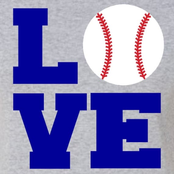 Baseball Liebe Aufbügeln, Zum Diy Shirt, Softball Liebe Heat Transfer Bügelbild von IHeartHoundstooth