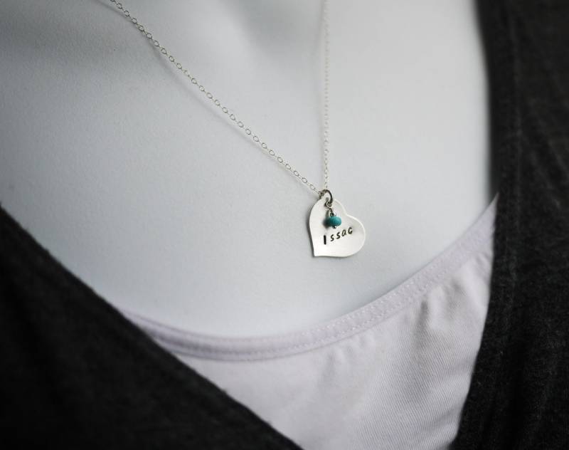 Silbernes Herzhalskette - Benutzerdefinierte Personalisierte Namen Von Ich Dies Herz Silbernes Herzhalskette - Benutzerdefinierte Personalisierte Namen Von Ich Dies Herz von IHeartThis