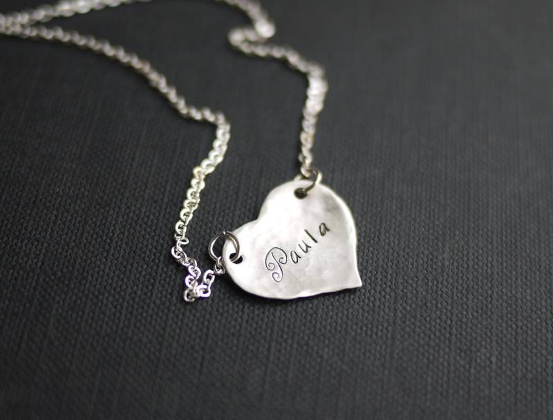 sterling Silber Herz Halskette - Personalisierte Schmuck Von Mir Diese sterling Silber Herz Halskette - Personalisierte Schmuck Von Mir Diese von IHeartThis