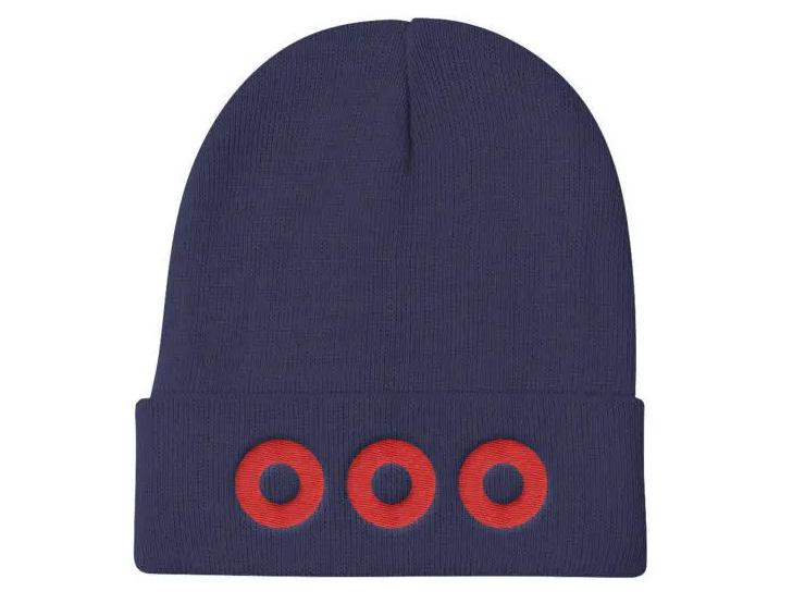 Phan Donut Bestickte Mütze - Phsh Red Circle Fishman Mütze- Cap-Fishman Donut-Hldy von IHeartTour