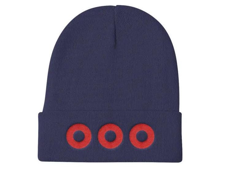 Phan Donut Bestickte Mütze - Phsh Red Circle Fishman Mütze- Cap-Fishman Donut-Hldy von IHeartTour
