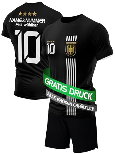 IIIII20Fo7IIIII Fussball Deutschland Trikot Em 2024 Kinder mit eigenem Namen personalisiert - Jungen National Fußball Kind Trikots - Jungs Fanartikel deutsche Nationalmannschaft ZTH5B von IIIII20Fo7IIIII