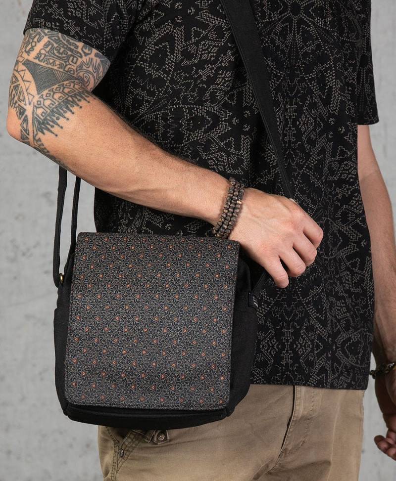 Unisex Crossbody Tasche, Cross Body Bag, Kleine Schultertasche, Tasche Canvas, Mens Womens Cooles Geschenk von IIISOLIII