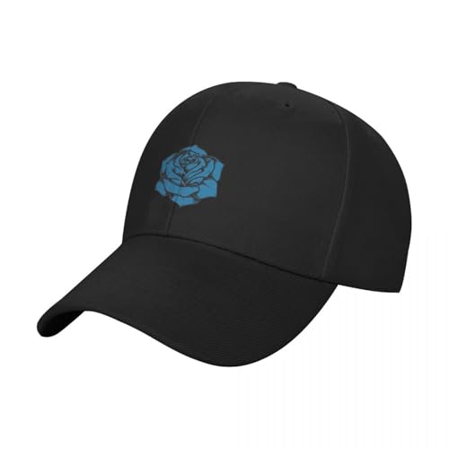 IIOGRAAW Basecap ADO Blue Rose Baseball Cap Golf Gentleman Hut Wanderhut niedlich Damen Herren von IIOGRAAW