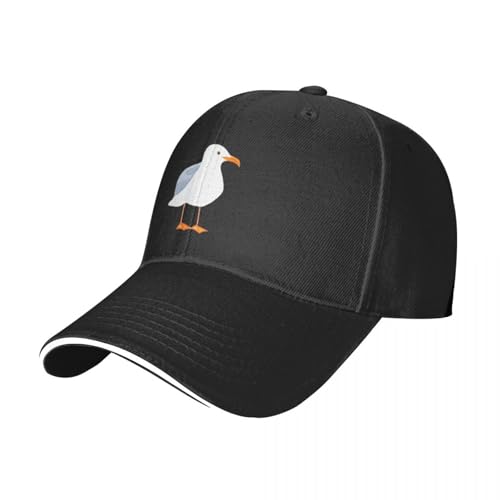 IIOGRAAW Basecap Seagull Watercolor - Niedliches Seevogel-Design Luxus Luxushut Hut Luxusmarke niedlich Mädchen Herren von IIOGRAAW