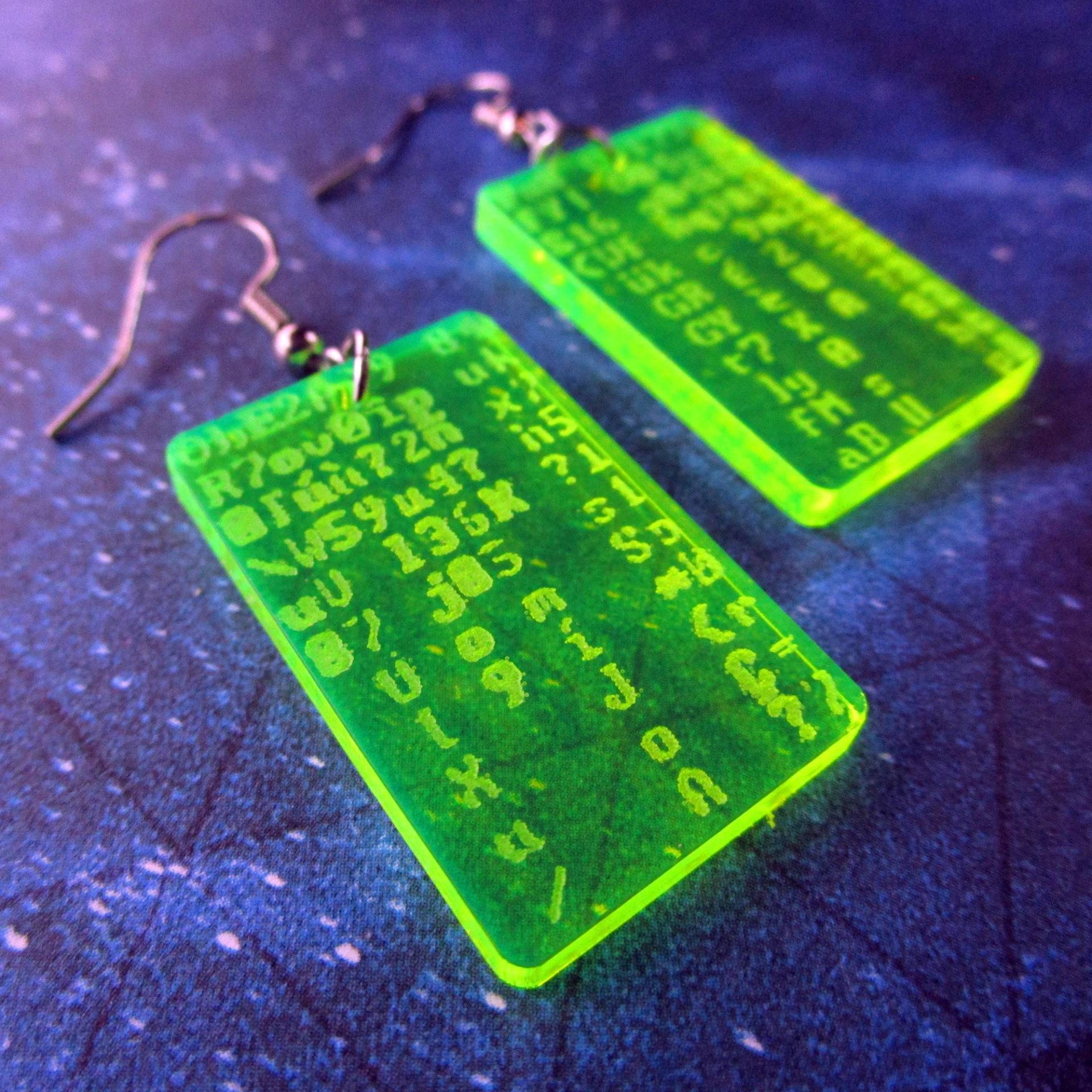 Matrix Trickle Code Programmer Baumeln Ohrringe Coding Nerd Anhänger Schmuck Matrix Trickle Code Programmer Baumeln Ohrringe Coding Nerd Anhänger Schmuck von IJSY