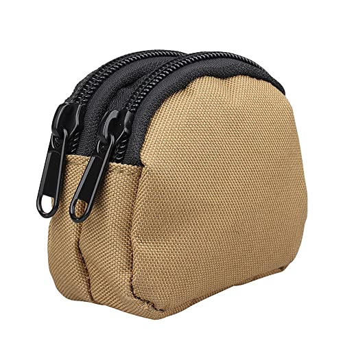 IKAAR Münzbörse Kleingeldbörse Münzbeutel Mini Portemonnaie Brieftasche Nylon Coin Purse Gürteltasche Mehrzweck Taktische Beutel mit Zwei Fächern und Reißverschluss IKAAR Münzbörse Kleingeldbörse Münzbeutel Mini Portemonnaie Brieftasche Nylon Coin Purse Gürteltasche Mehrzweck Taktische Beutel mit Zwei Fächern und Reißverschluss von IKAAR