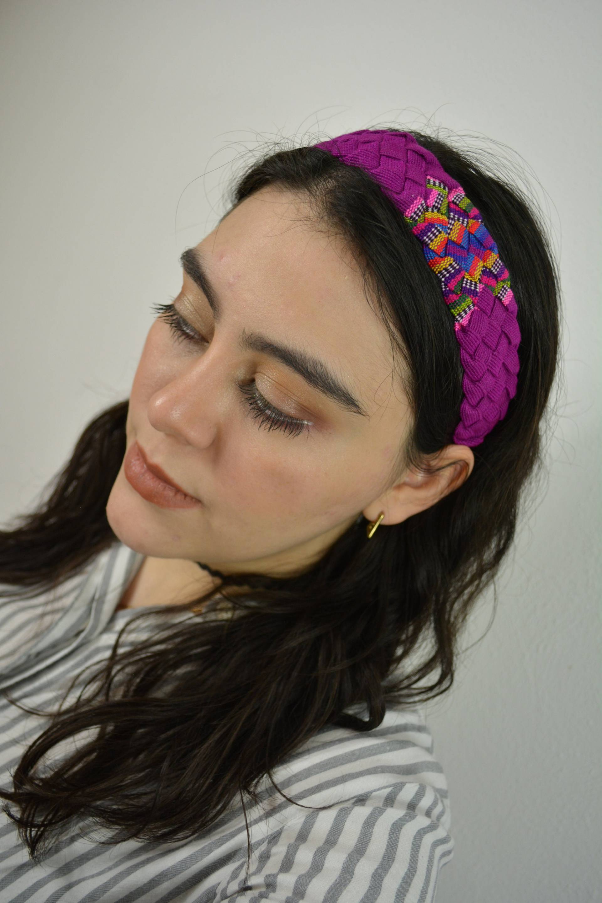 Geflochtenes Baumwoll Stirnband Dickes Hippie Haarband Mit Stretch Gummizug Geflochtenes Baumwoll Stirnband Dickes Hippie Haarband Mit Stretch Gummizug von IKALAoutfitter