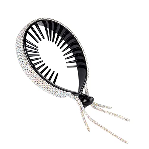 12 große Haarspangen für Mädchen, Party, Haarnadeln, Pony, Haarnadeln, Harz, Geburtstagszubehör für Frauen, Geschenke, Strass, modische Clips, Bündel, Hochzeit, Haarspange für feines Haar von IKFIVQD