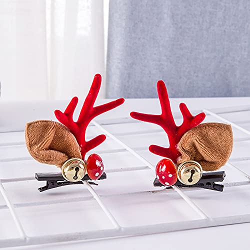 Haarspange Große Dicke Haarschmuck Kreative Weihnachten Haarnadel Geschenk Kleine Haarnadel Weihnachten Paar A Mode Kinder Pulver Gold Home DIY Big Banana Clips Haar für Dickes Haar von IKFIVQD