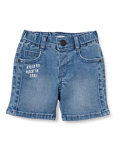 IKKS Baby-Mädchen Bermuda en Denim Bleu Clair Bermudas, Hellblau, 3 Monate von IKKS