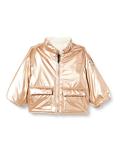 IKKS JUNIOR Baby-Jungen Doudoune Réversible Doré Et Écrue Xu41000.07 Wendejacke, Gold und Eierschalenfarben, 6 Monate von IKKS