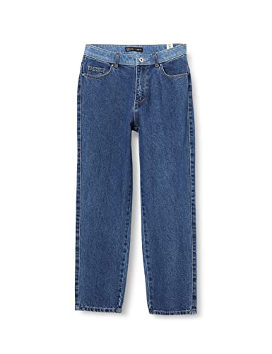 IKKS Jungen Mom Foncé et Ceinture Couleur Bleu Clair Xu29024.87 Jeans, Blue Vintage-Stil, 14 Jahre von IKKS