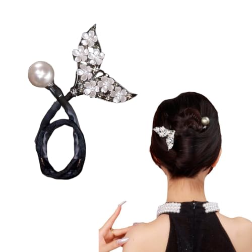 1 Stück Bun Maker Bun Hair Twisters Lazy Hair Bun Maker Elegante Strass Dutt Maker Haardutt Magischer Haarknoten Former Set für Damen von IKOPFLN