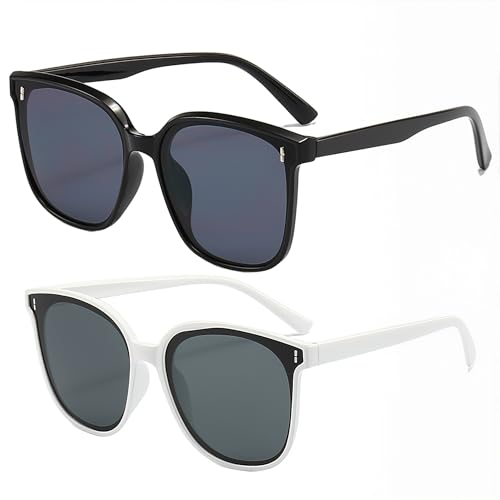 IKOPFLN 2 Stück Sonnenüberbrille,Herren und Damen Quadratisch Polarisiert Überbrille für BrillenträgerSonnenschutz Übersonnenbrille Fit Over Sunglasses IKOPFLN 2 Stück Sonnenüberbrille,Herren und Damen Quadratisch Polarisiert Überbrille für BrillenträgerSonnenschutz Übersonnenbrille Fit Over Sunglasses von IKOPFLN