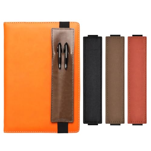 IKOPFLN 3 Stück FedermäPpchen Klein, Stifthalter Notizbuch, MäPpchen Klein mit Verstellbarem Gummiband, StiftemäPpchen füR TagebüCher Schule ZubehöR von IKOPFLN