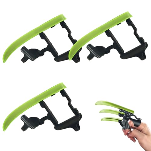 IKOPFLN 3 Stück Wolverine Krallen, ABS Kunststoff Krallen, Anti-Break X Mann Wolverine Krallen, Wolverine Krallen für Erwachsene, 1:1 Wolverine Spielzeug Krallen Requisiten für Halloween,wolverine von IKOPFLN