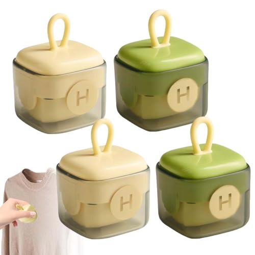 IKOPFLN 4 Stück Quadratischer Haarentferner,wiederverwendbare fusselrolle, geeignet für den Heimgebrauch, Bettbezug, Pullover, Bettwäsche, Tischplatte, Haarentferner,portable lint roller von IKOPFLN