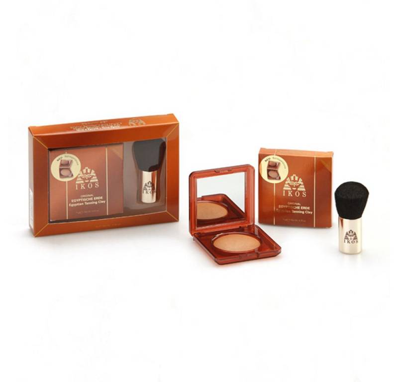 IKOS Make-up Set IKOS Beauty Set Teint - Egyptische Erde mediterran 7g mit Pinsel von IKOS