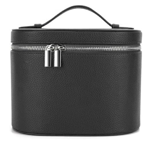 Schminktasche aus PU-Leder mit großem Fassungsvermögen und herausnehmbarer Trennwand – Tragbares Kosmetiketui for Damen, reisefreundlich mit Griff und Reißverschluss Schminktasche aus PU-Leder mit großem Fassungsvermögen und herausnehmbarer Trennwand – Tragbares Kosmetiketui for Damen, reisefreundlich mit Griff und Reißverschluss von IKSJHKL