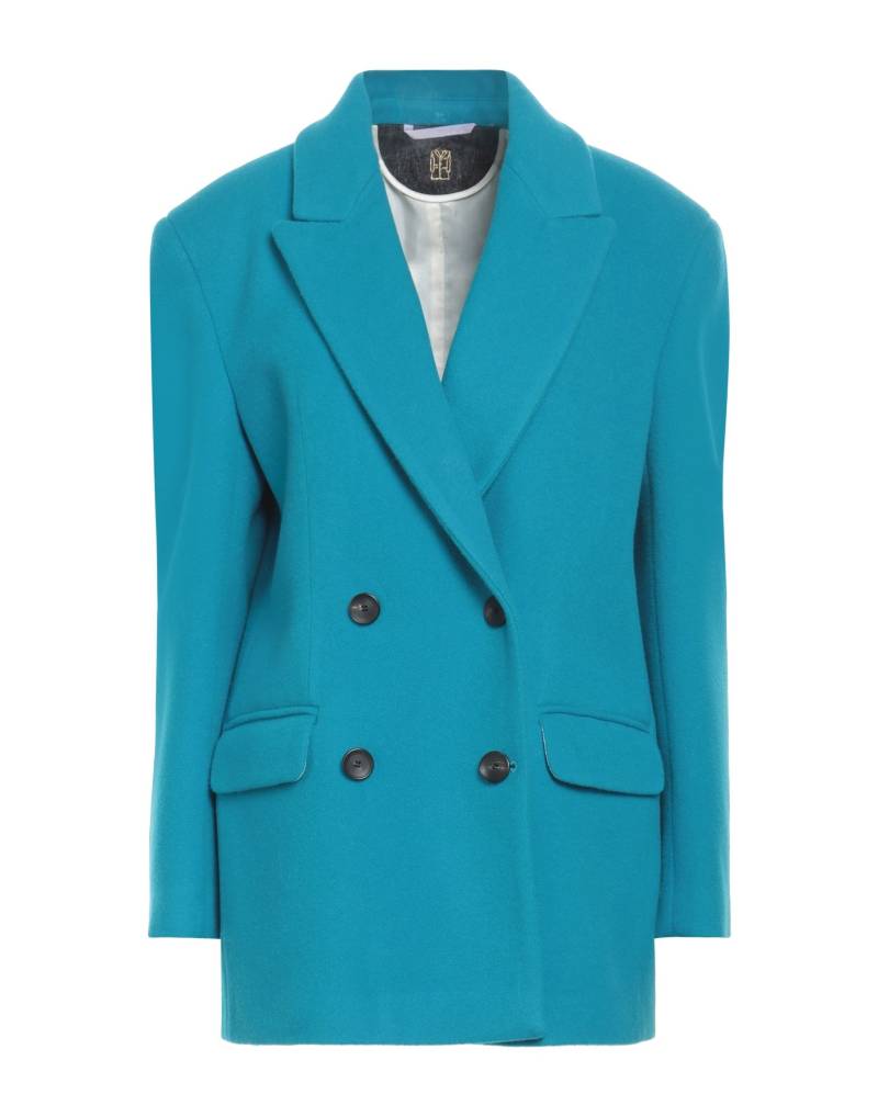 IL CAPPOTTINO Mantel Damen Tūrkis von IL CAPPOTTINO