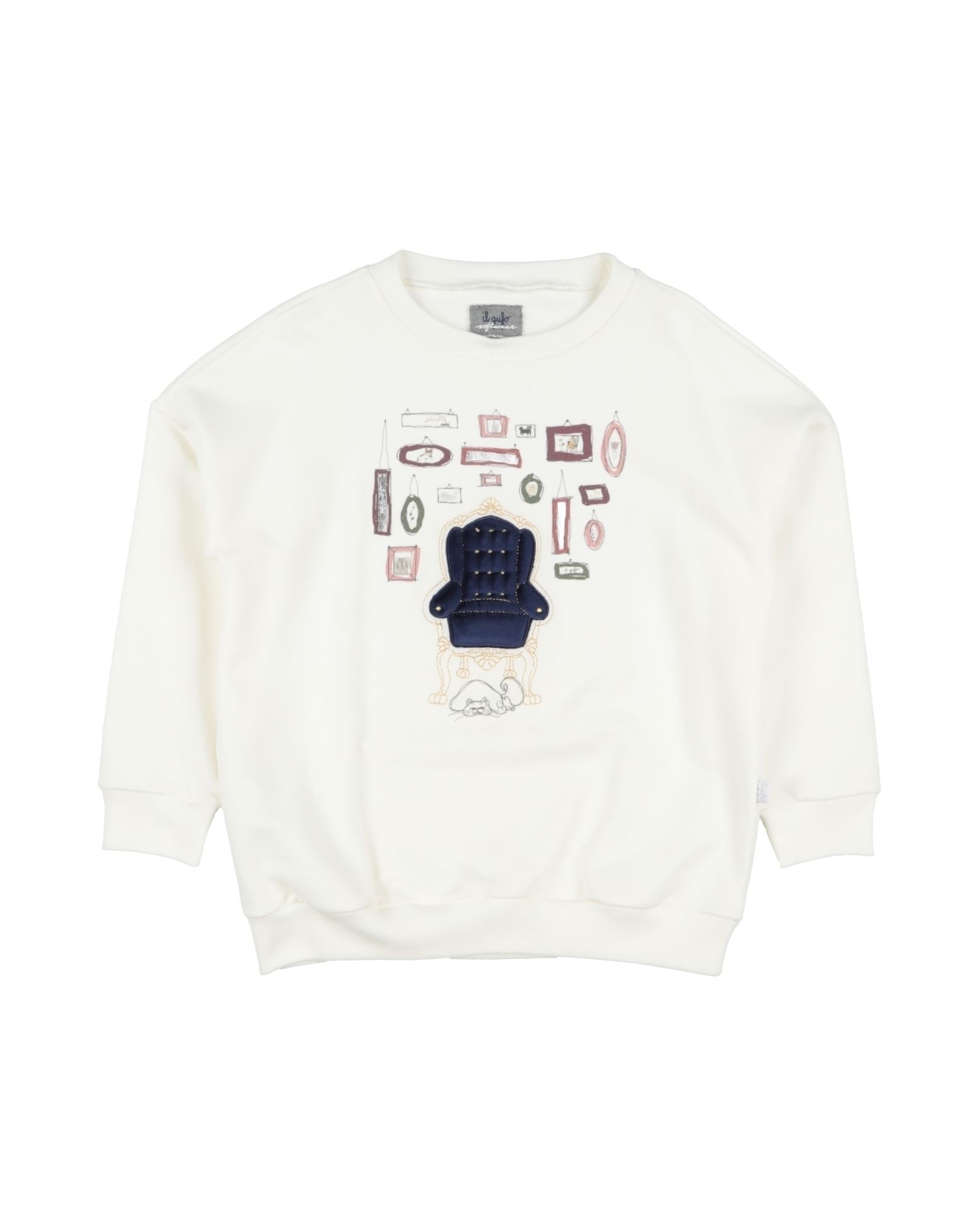 IL GUFO Sweatshirt Kinder Elfenbein von IL GUFO