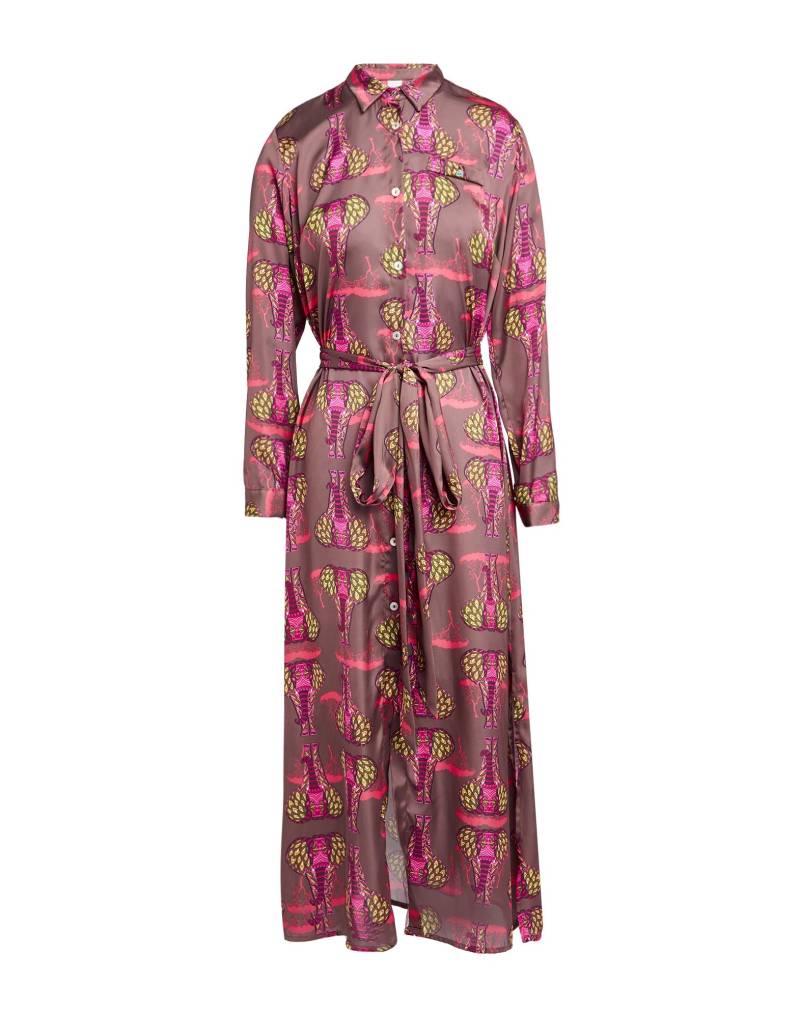 IL THE' DELLE 5 Maxi-kleid Damen Schokobraun von IL THE' DELLE 5