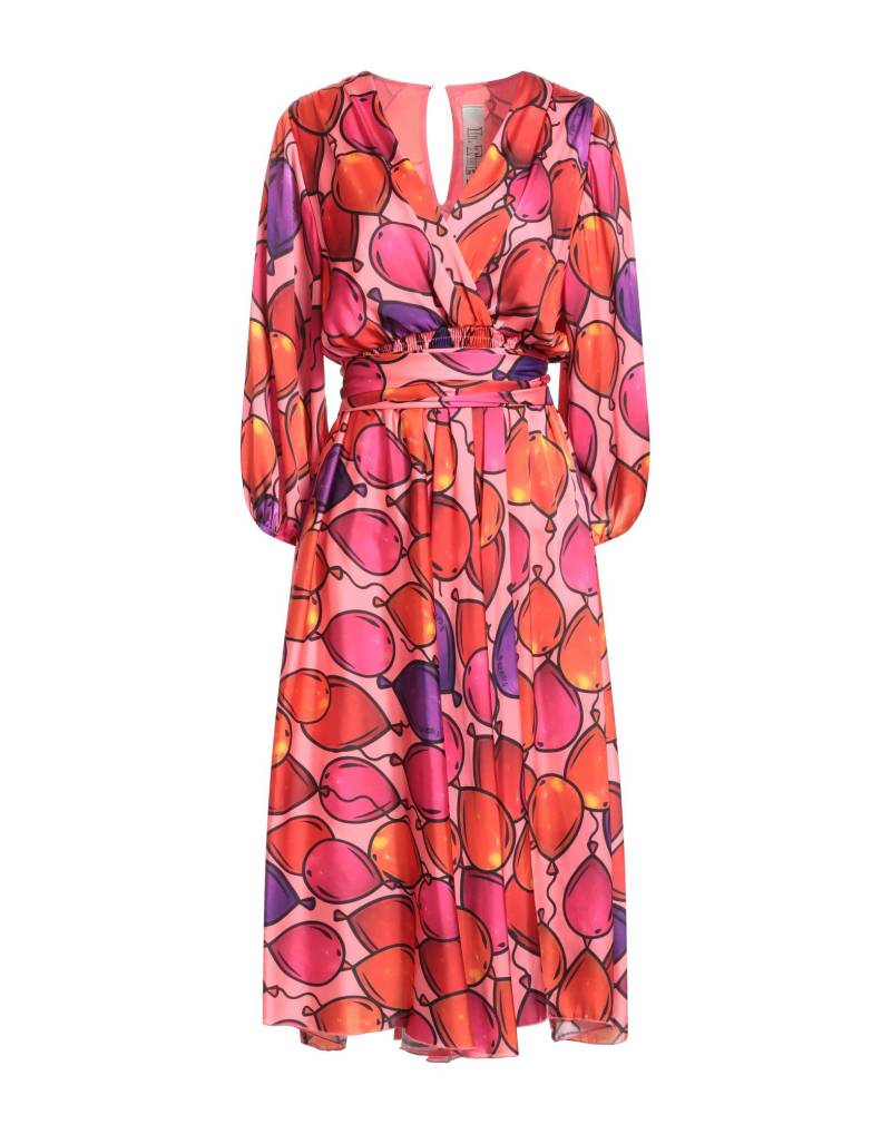 IL THE' DELLE 5 Midi-kleid Damen Rosa von IL THE' DELLE 5