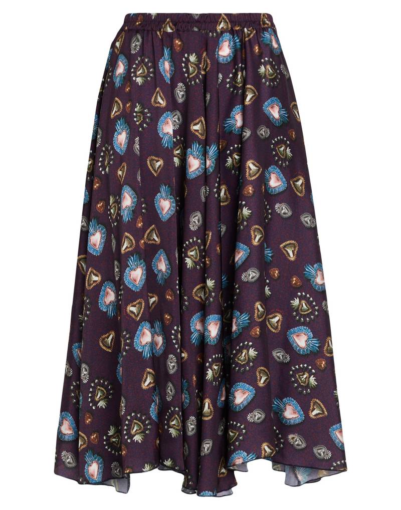 IL THE' DELLE 5 Midi-rock Damen Dunkelviolett von IL THE' DELLE 5