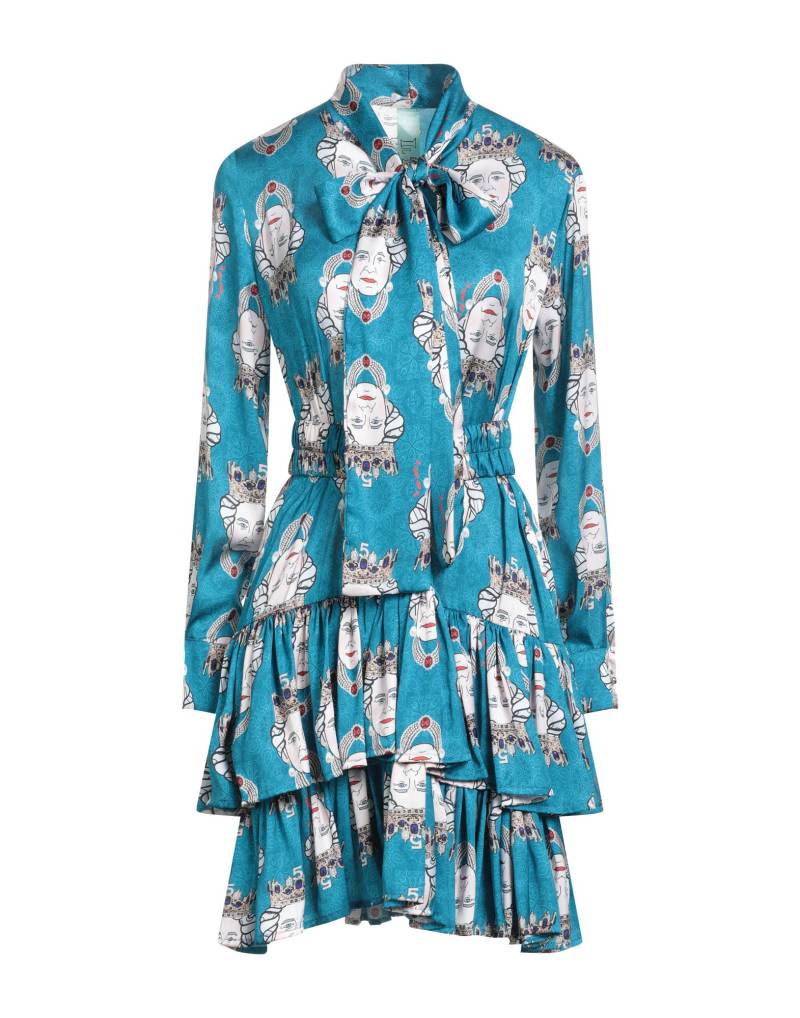 IL THE' DELLE 5 Mini-kleid Damen Aquamarin von IL THE' DELLE 5