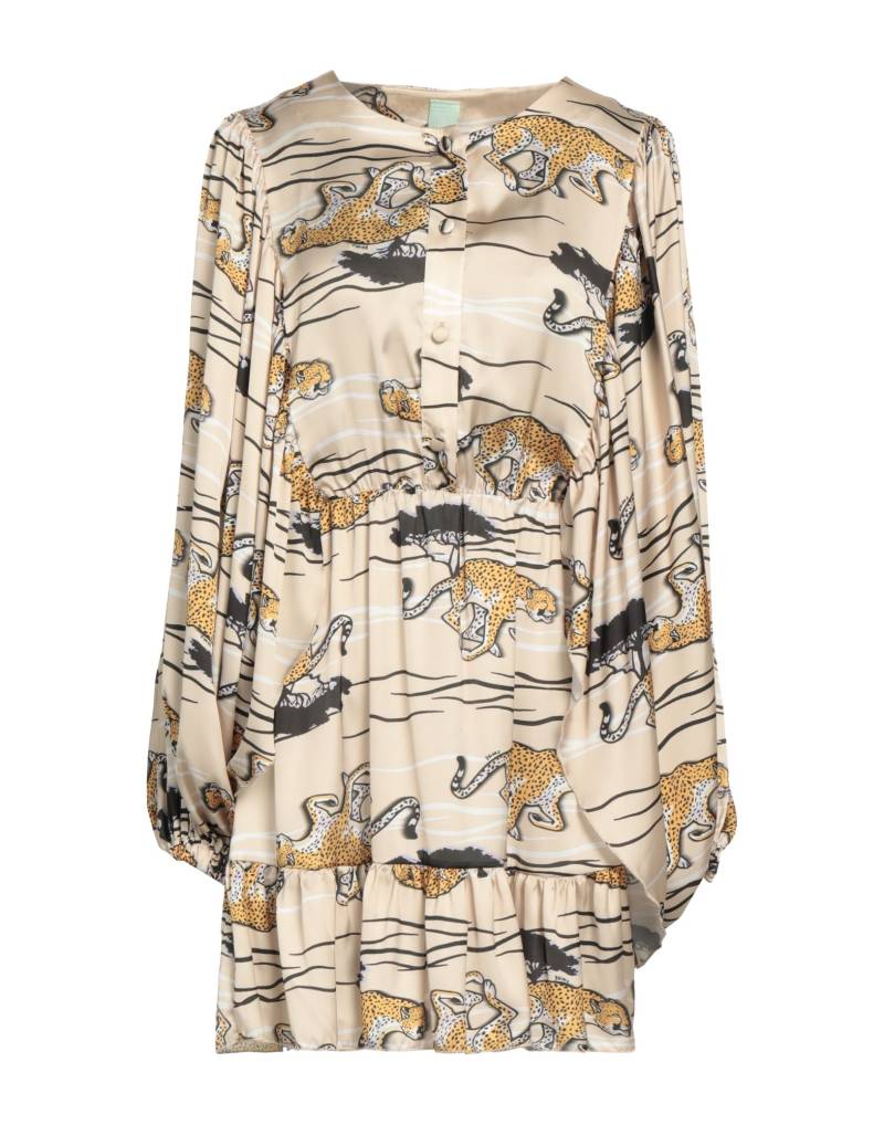 IL THE' DELLE 5 Mini-kleid Damen Beige von IL THE' DELLE 5