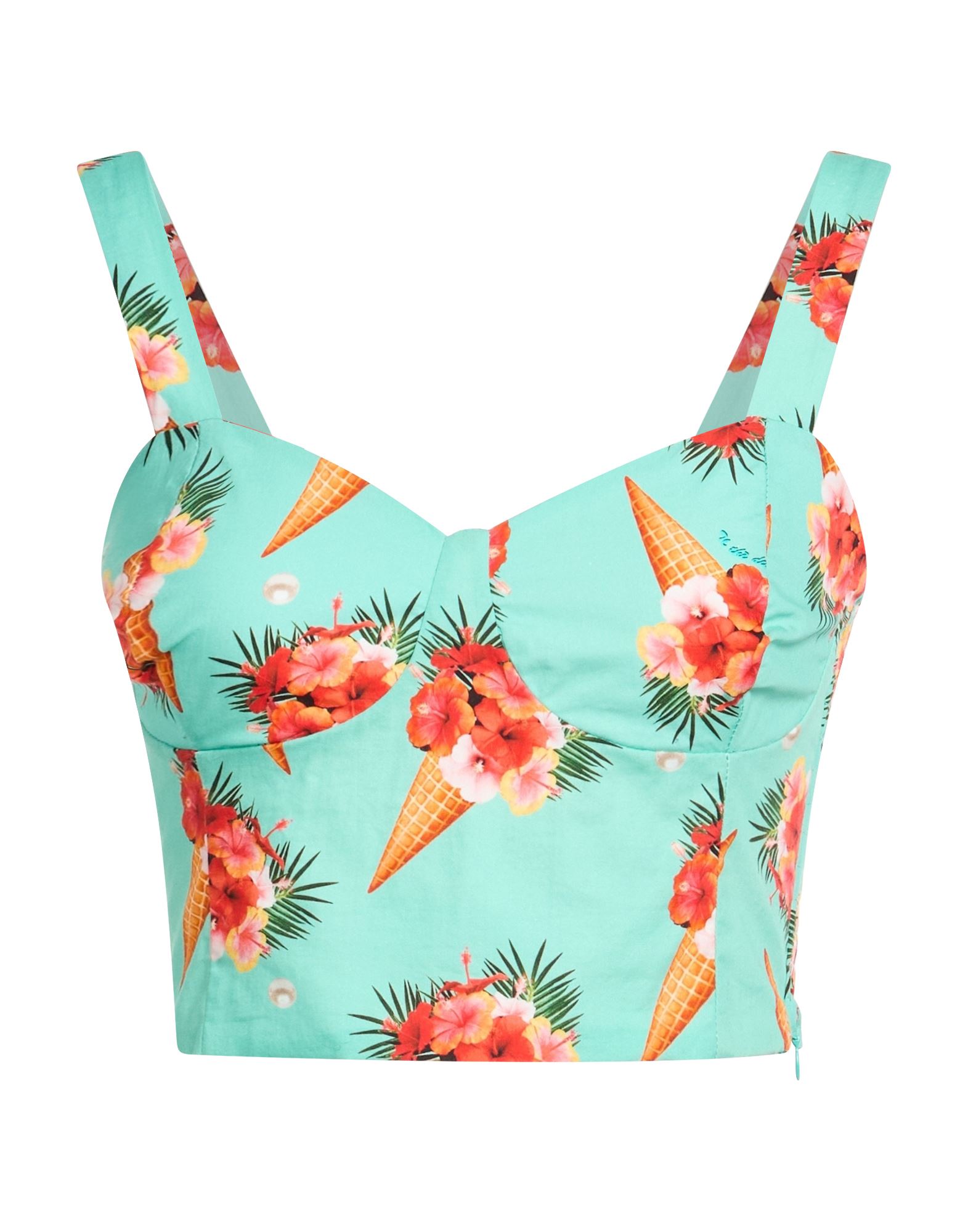 IL THE' DELLE 5 Top Damen Tūrkis von IL THE' DELLE 5