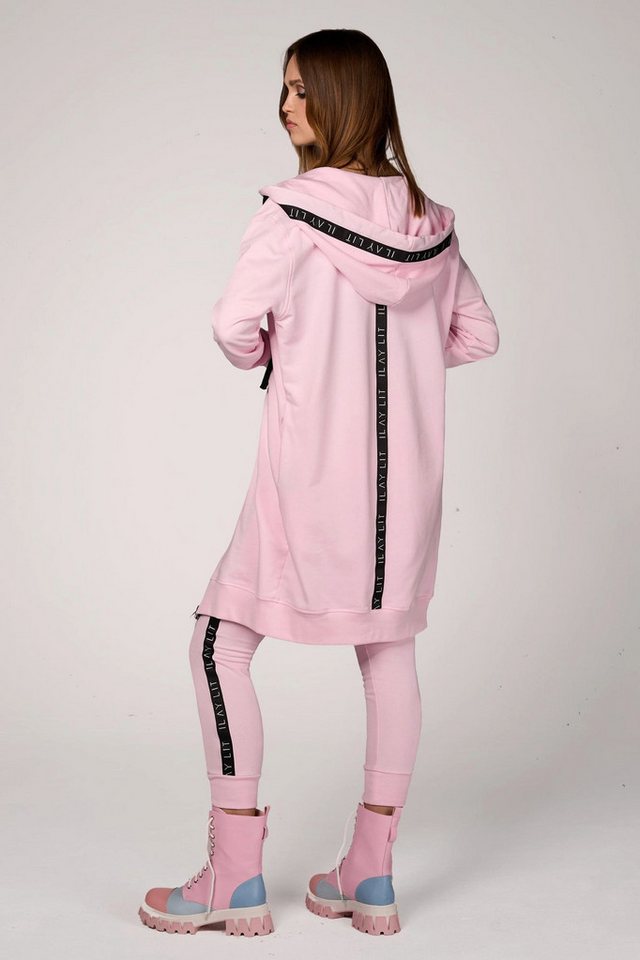 ILAY Lit Hoodie Hoodie Coat Midi Rosa von ILAY Lit