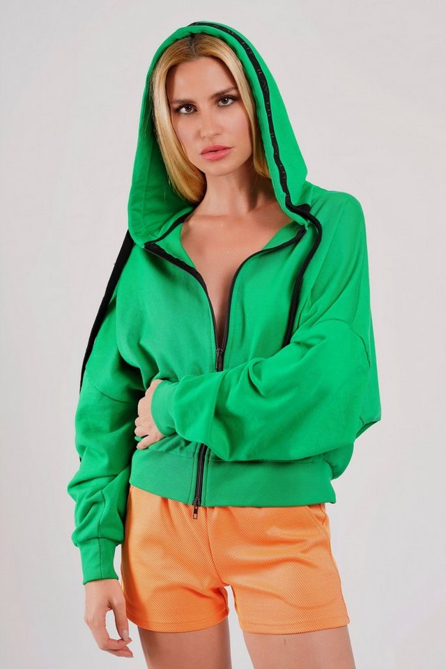 ILAY Lit Kapuzensweatjacke Holy Zoodie, Flash Green von ILAY Lit