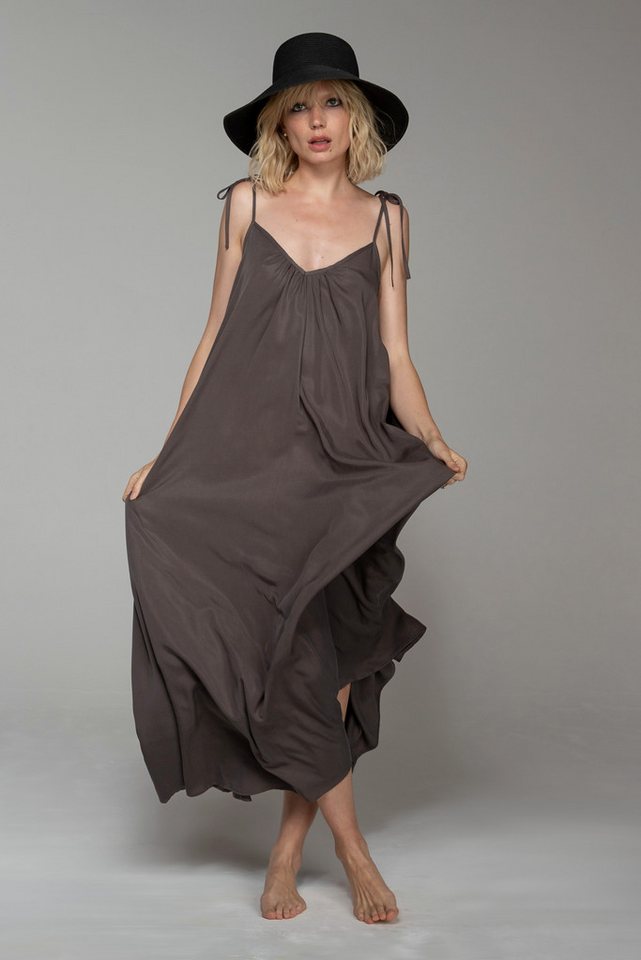 ILAY Lit Maxikleid Maxikleid Adele, Schlam Verstellbare Bänder von ILAY Lit