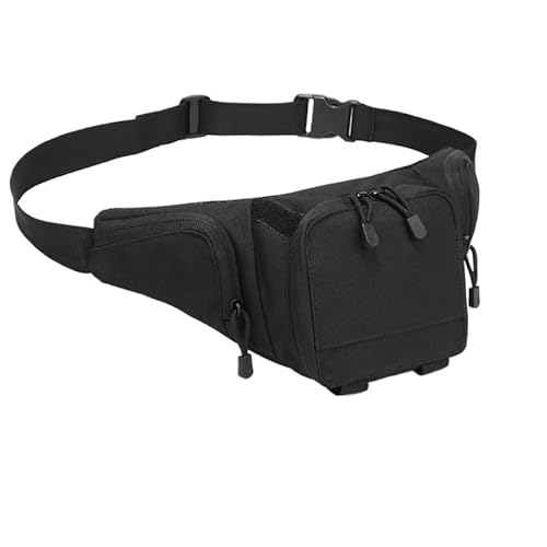 ILAZI Taktische Hüfttasche, multifunktionale Aufbewahrung, Angeltasche, Outdoor, Luya, Camouflage, Hüfttaschen, Reisen, taktische Angeltaschen, Schwarz , Einheitsgröße von ILAZI