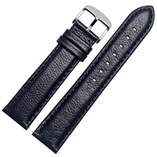 ILAZI Uhrenarmband aus echtem Leder für Ticwatch 2 Uhrenarmbänder, 20 mm, Schnellverschlussstifte, 22 mm von ILAZI