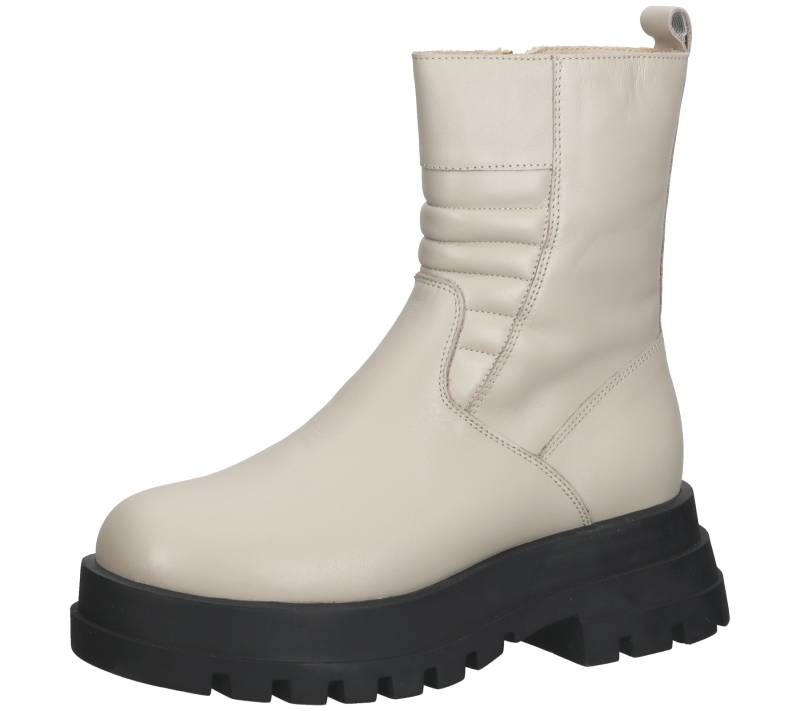 ILC Nepels 2-01 Damen Stiefel in Biker-Optik Herbst-Schuhe mit Steppung C44-6101-06 Beige von ILC