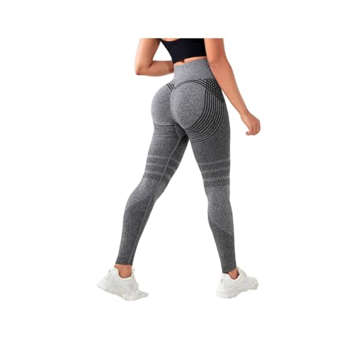 Cellulu Anti Cellulite Leggings, 3D Cellular Leggings Damen – High Waist Kompressions-Shaping, 3D-Slim Effekt Für Straffere Haut (Grau,XL) von ILESTDG