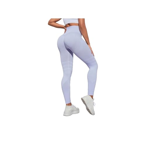 Cellulu Anti Cellulite Leggings, 3D Cellular Leggings Damen – High Waist Kompressions-Shaping, 3D-Slim Effekt Für Straffere Haut (Lila,XXL) von ILESTDG
