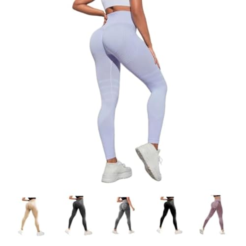 Cellumove 3D Leggings, Anti Cellulite Kompression Leggins Damen – Push Up Effekt, Atmungsaktiv & Hochwertig (Lila,XXL) von ILESTDG