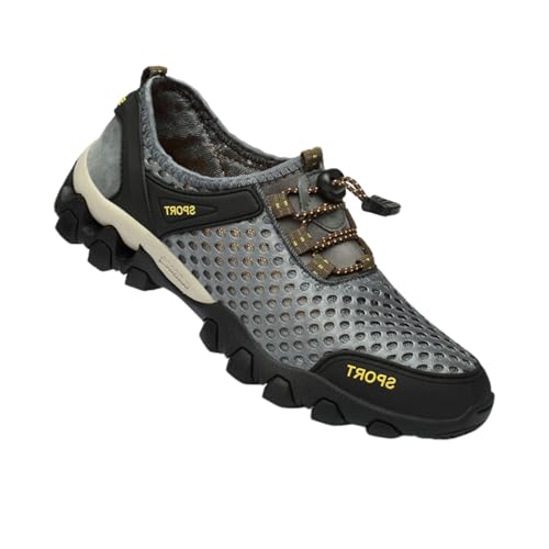 ILESTDG Orthotrekking - Ergonomischer Schmerzlindernder Trekking Wanderschuh, Wasserfester Barfuß-Trekkingschuh (Grau,41) von ILESTDG