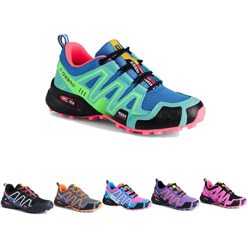 ILESTDG Orthotrekking Damen Wanderschuhe-Trekking & Wanderschuhe Ergonomische Schmerzlinderung,Anti-Rutsch Stoßdämpfung, Bequem Und Atmungsaktiv,Ideal Für Outdoor,Berge & Reiten (Blau-Grün,36) ILESTDG Orthotrekking Damen Wanderschuhe-Trekking & Wanderschuhe Ergonomische Schmerzlinderung,Anti-Rutsch Stoßdämpfung, Bequem Und Atmungsaktiv,Ideal Für Outdoor,Berge & Reiten (Blau-Grün,36) von ILESTDG