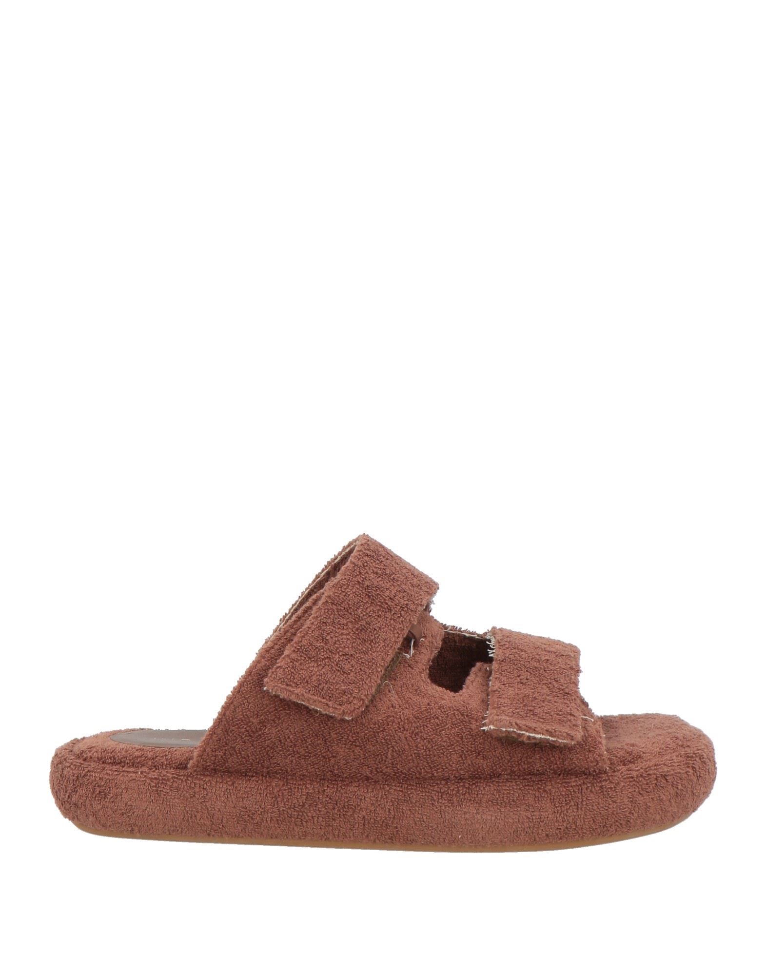 ILIO SMERALDO x THE FRANKIE SHOP Sandale Damen Braun von ILIO SMERALDO x THE FRANKIE SHOP